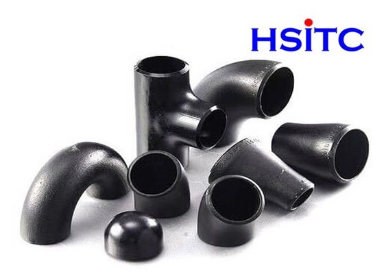 DIN ST37 Steel Butt Gelaste Pipe Fittings 180 graden Carbon Steel Pipe Fittings