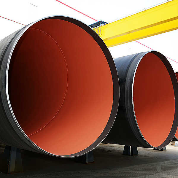 Epoxy spiraalgeweld staalpijp met fusiebond 3 lagen Pe Din 30670 Polyethyleen standaard