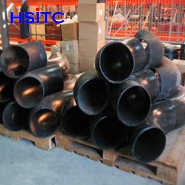 ANSI B16.11 Carbon Steel Tee Zwarte verf Carbon Steel Pipe Fittings 0